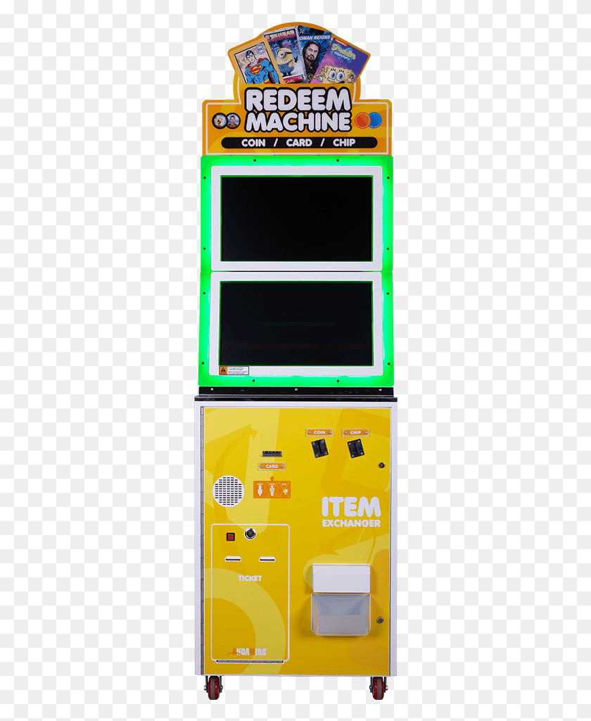 290x964 Ticket The Redeem Machine Learn More Redeem Machine, Monitor, Screen, Electronics HD PNG Download