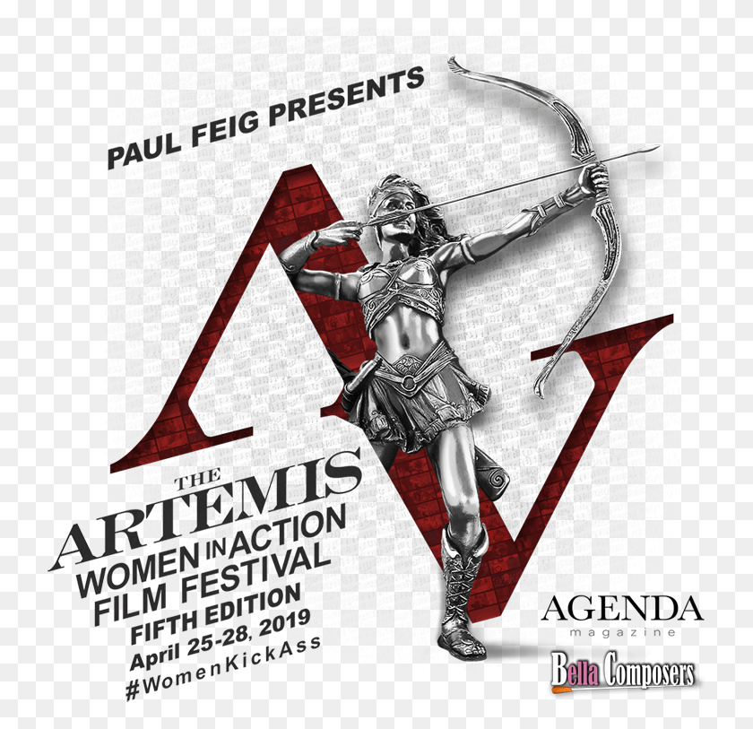 736x753 Tickets For The Artemis Women In Action Film Festival Poster, Person, Human, Archery HD PNG Download