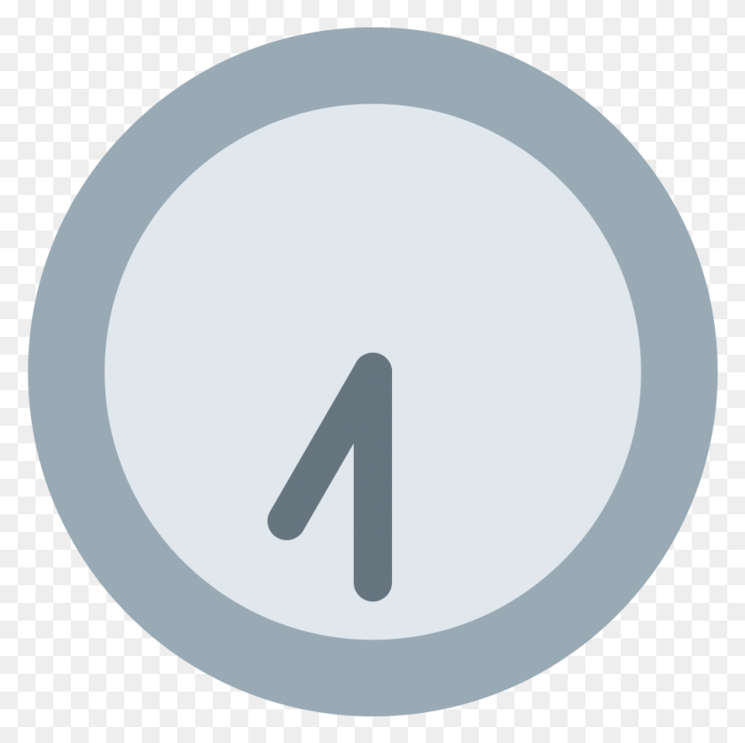 973x971 Ticking Clock Emoji Icono De Reloj En Facebook, Number, Symbol, Text HD PNG Download