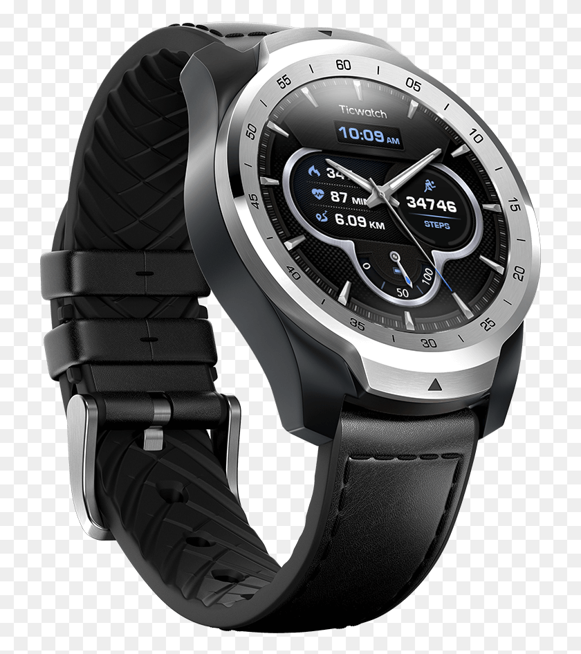 725x885 Ticwatch Pro, Wristwatch HD PNG Download