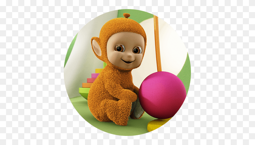 419x419 Tiddlytubbies Coloring Page, Toy, Sphere, Doll HD PNG Download