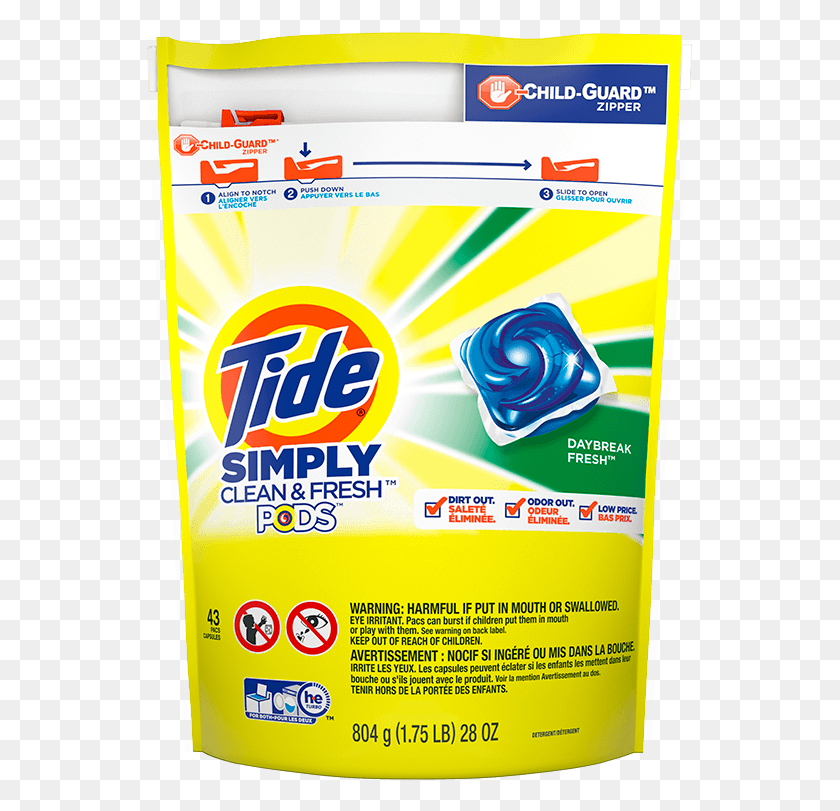 547x751 Tide Pods Simply Clean, Gum HD PNG Download