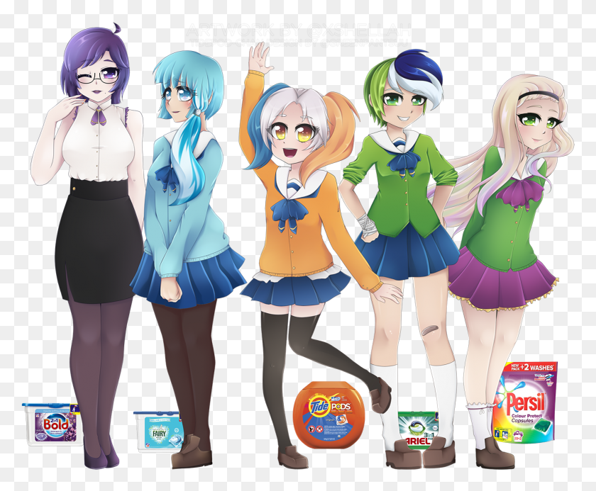 1333x1083 Tidepods Tidepodchan Inspired By Greenpantsuu39s Tide Pod Chan Meme, Person, Clothing, Poster HD PNG Download
