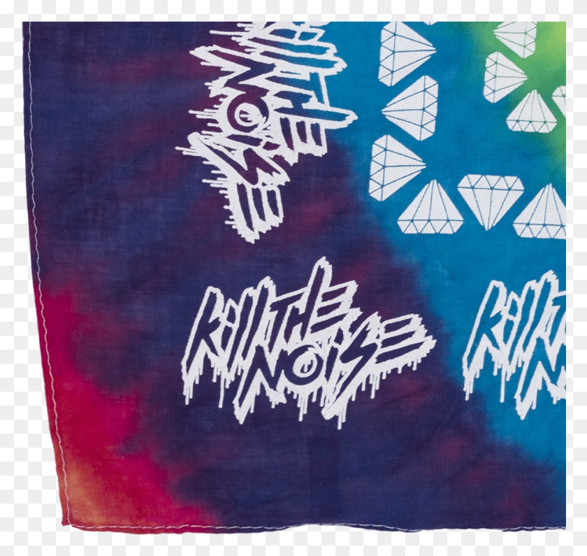 929x876 Tie Dye Kill The Noise Merch T Shirt, Text, Label, Clothing HD PNG Download