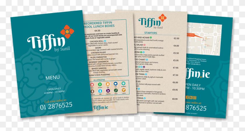 926x466 Tiffin Menu Brochure, Text, Poster, Advertisement HD PNG Download