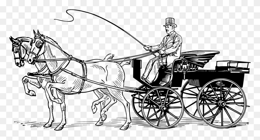 1495x750 Tiflis Bank Robbery Carriage Horse Capital Punishment Horse Cart Clipart Black And White, Gray, World Of Warcraft HD PNG Download