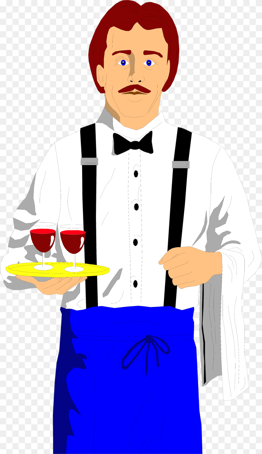 958x1659 Tiger Clipart Waiter, Accessories, Shirt, Person, Man Sticker PNG