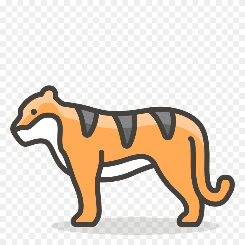 1920x1920 Tiger Emoji Clipart, Animal, Kangaroo, Mammal, Canine Transparent PNG