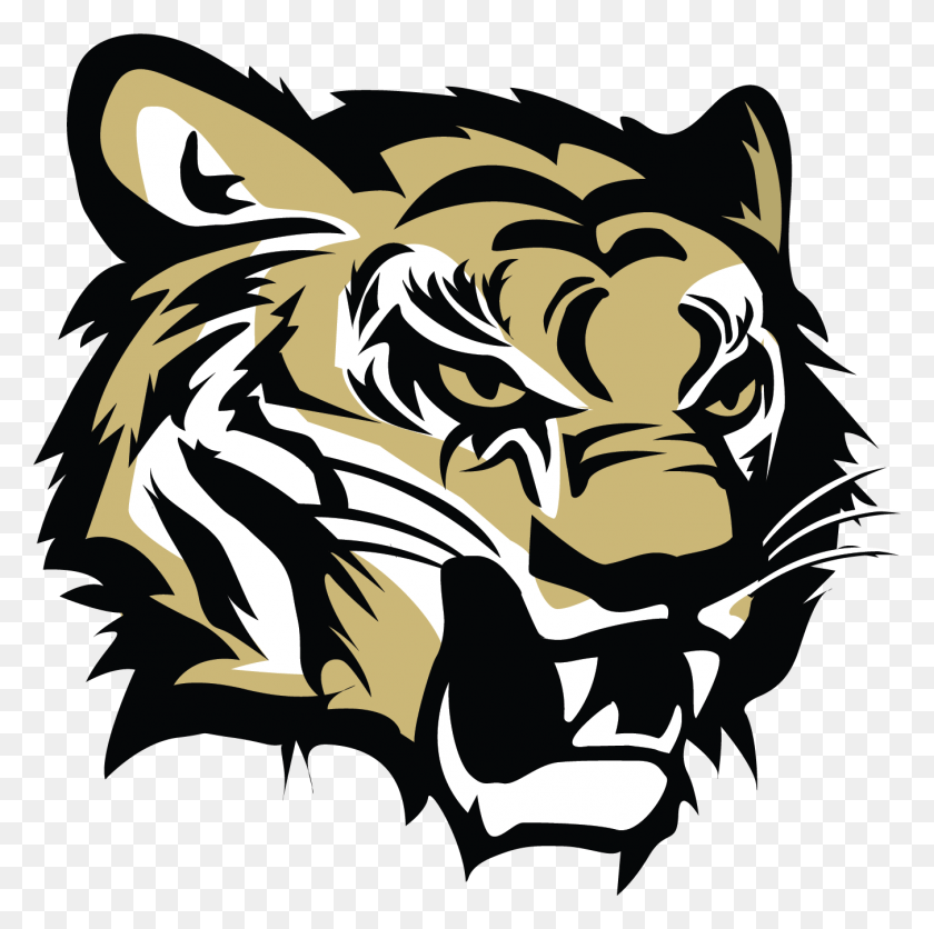 1351x1345 Tiger Logo Northeast Mississippi Community College Mascot, Dragon, Wasp, Bee HD PNG Download