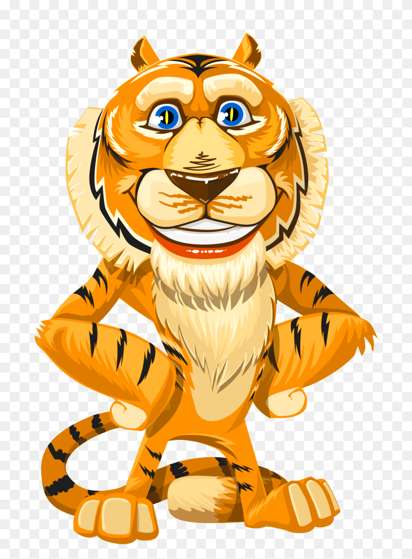 1276x1770 Tiger Vector Image Tiger, Mammal, Animal, Wildlife HD PNG Download