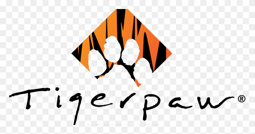 877x432 Tigerpaw Software Logo, Text, Fire, Flame HD PNG Download