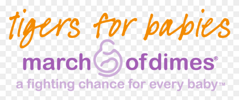 947x356 Tigers Logo March Of Dimes, Text, Alphabet, Word HD PNG Download