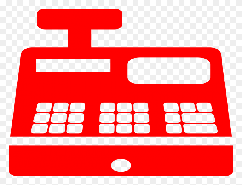 960x719 Till Counter Checkout Shop Retail Store Till Vector, Electronics, First Aid, Keyboard HD PNG Download