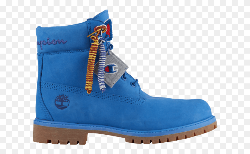 622x457 Timberland X Champion 6 Premium Boots Blue Champion Tims Boots, Shoe, Footwear, Clothing HD PNG Download