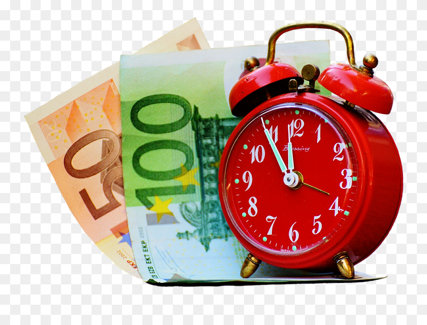 752x580 Время - Деньги Одиннадцатый Час Банкнота Евро, Будильник, Часы, Наручные Часы Hd Png Скачать