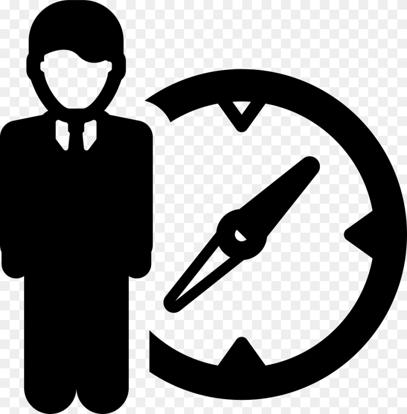 Time Management Clock, Stencil, Person, Smoke Pipe, Symbol Clipart PNG