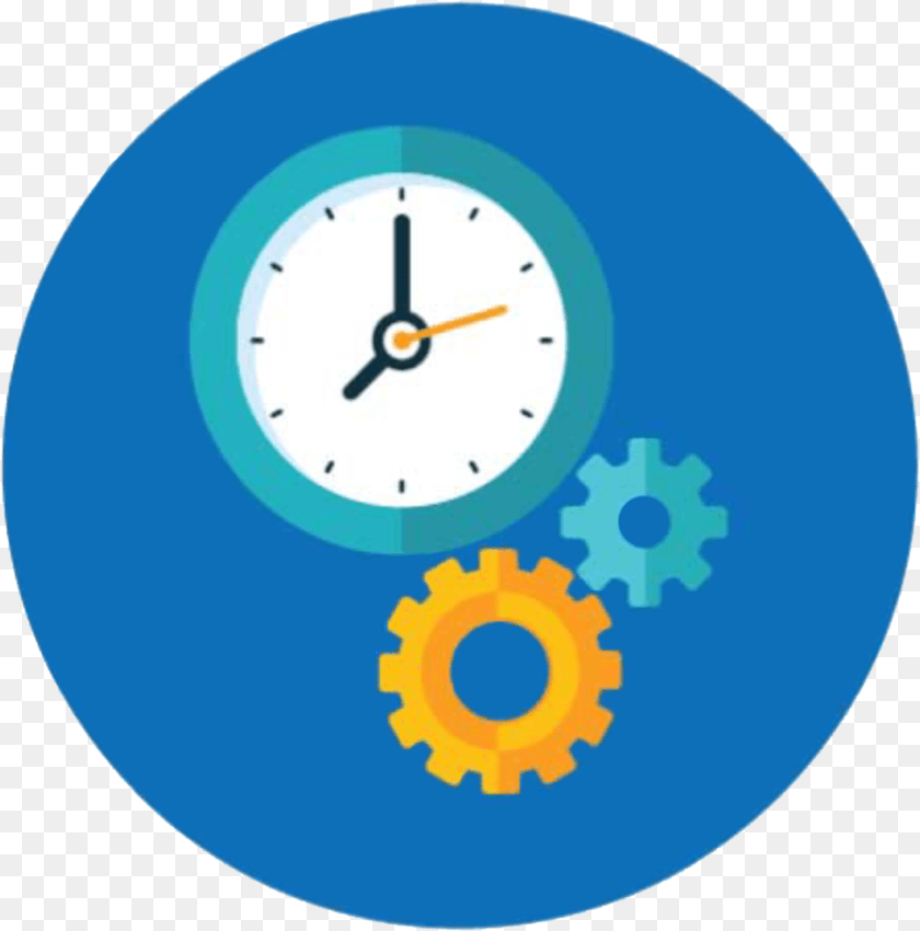 Time Management Icon, Analog Clock, Clock, Disk Clipart PNG