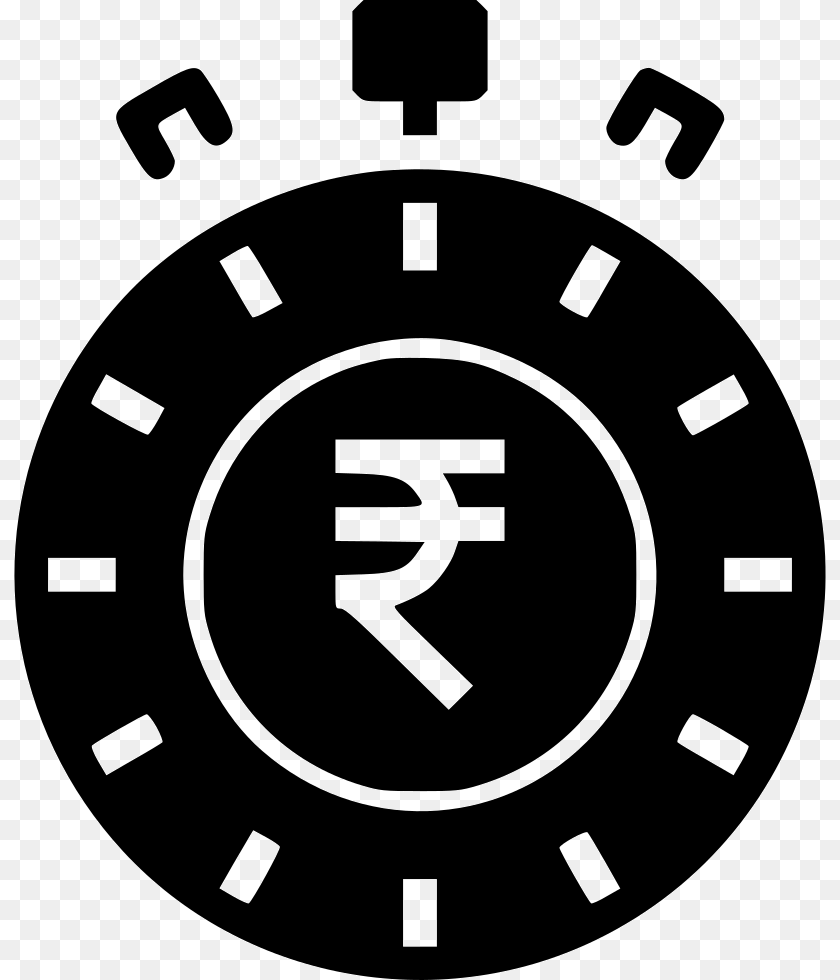 812x980 Time Management Indian Rupee Clock Deadline Performance Galaxy Watch Active Watch Face, Stencil, Clothing, Hardhat, Helmet Sticker PNG