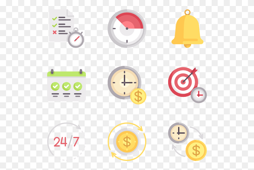 529x505 Time Management Plan Latest Vector Icon, Analog Clock, Clock, Clock Tower HD PNG Download