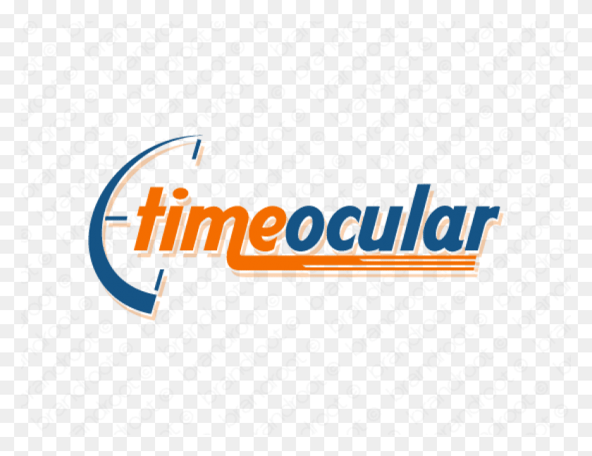 1100x829 Timeocular Logo Design Incluido Con El Nombre De La Empresa Caligrafía, Texto, Word Hd Png