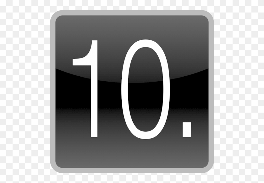 525x525 Timer By Ten On The Mac App Store Sign, Number, Symbol, Text HD PNG Download