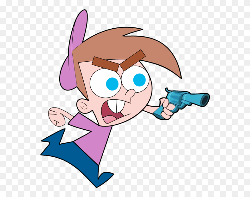 571x601 Timmy Holding Gun Timmy Turner With The Burner, Graphics, Outdoors HD PNG Download