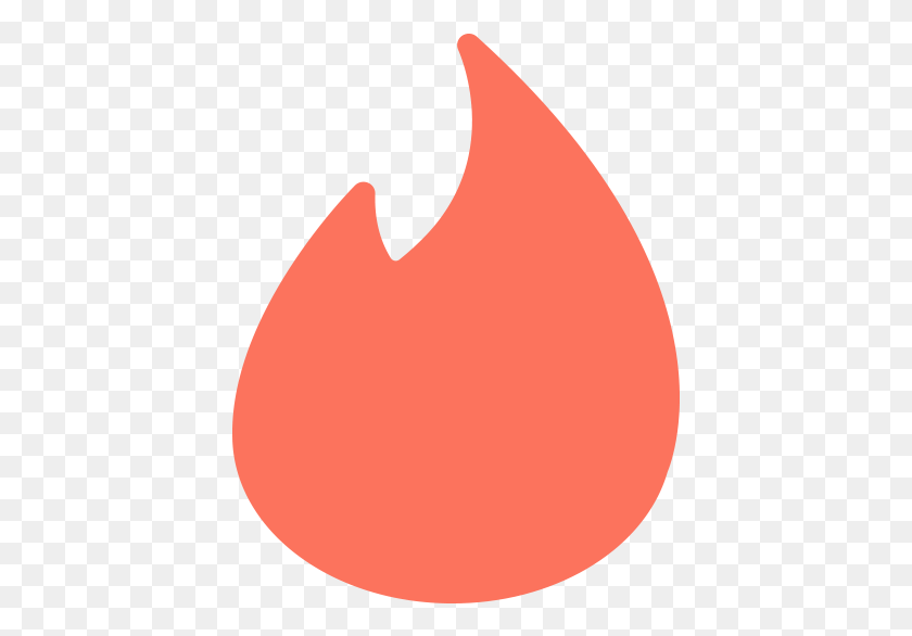 413x526 Tinder Logo Pluspng Tinder Logo, Label, Text, Heart HD PNG Download