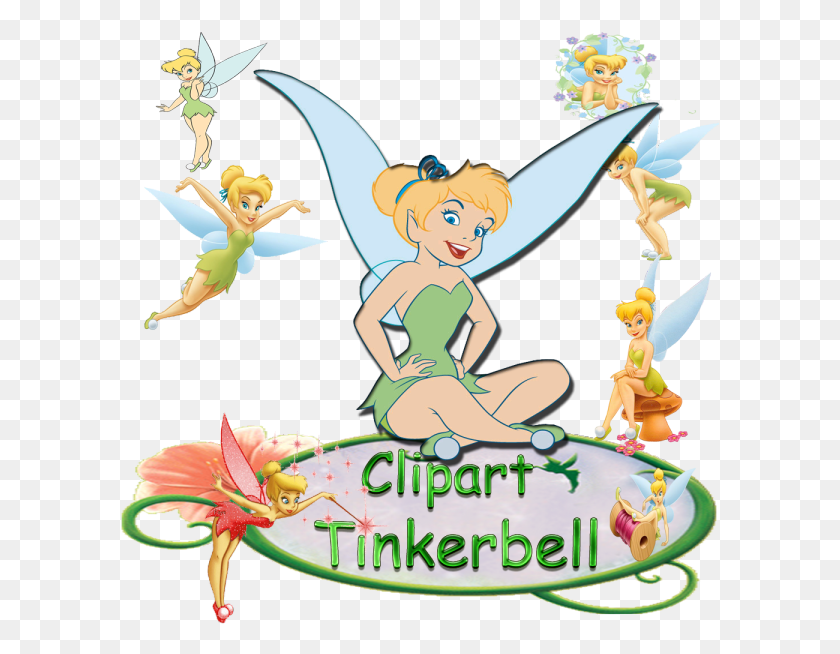 599x594 Tinkerbell Clipart Хостинг Tinkerbell Clipart Free, Человек, Человек Hd Png Download
