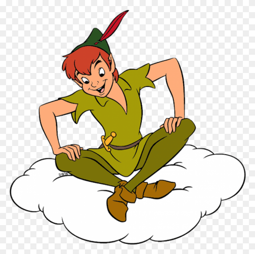 991x985 Tinkerbell Peter Pan Images Cliparts Peter Pan Transparent Background, Person, Human HD PNG Download