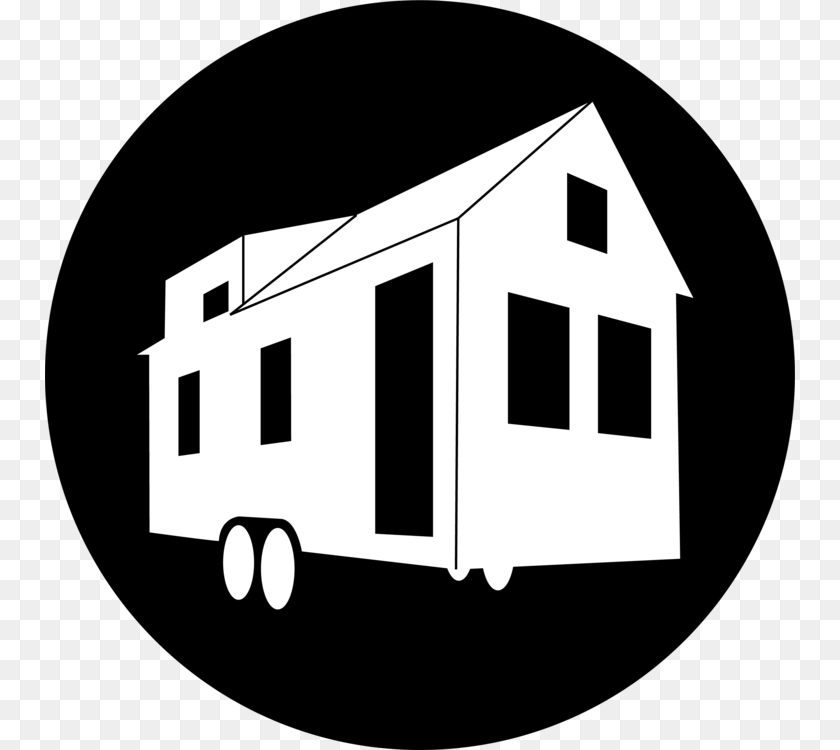 750x750 Tiny House Clip Art Black And White The Tiny Logo Tiny House, Architecture, Building, Scoreboard, Housing Clipart PNG