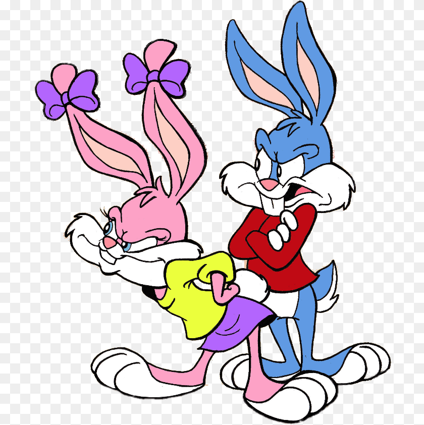 Tiny Toon Angry Babs And Buster Bunny Cartoon, Book, Comics, Publication, Baby Transparent PNG