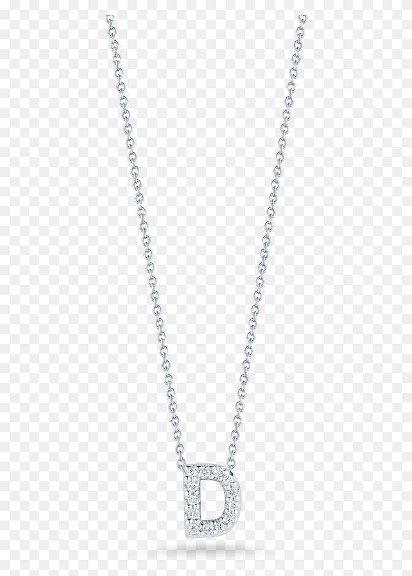 416x1113 Tiny Treasures Love Letter D Pendant With Diamonds Pendant, Chain, Necklace, Jewelry HD PNG Download