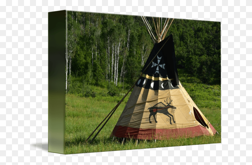 650x489 Tipi Drawing Colorful Native American Teepees, Camping, Tent, Mountain Tent HD PNG Download