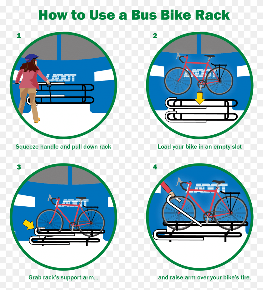 1427x1585 Tips For Using Bus Bike Racks Circle, Person, Human, Bicycle HD PNG Download