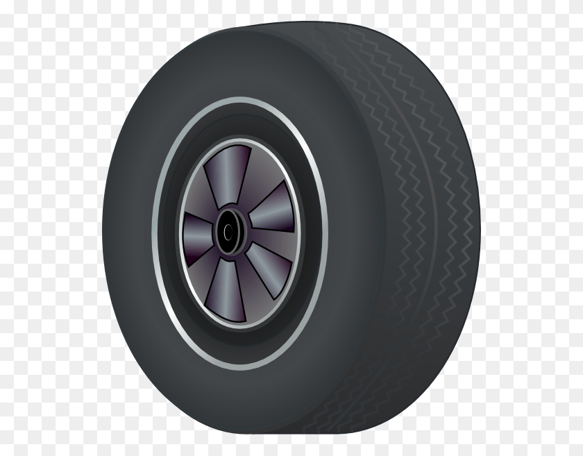 546x597 Tire Clipart, Car Wheel, Wheel, Machine HD PNG Download