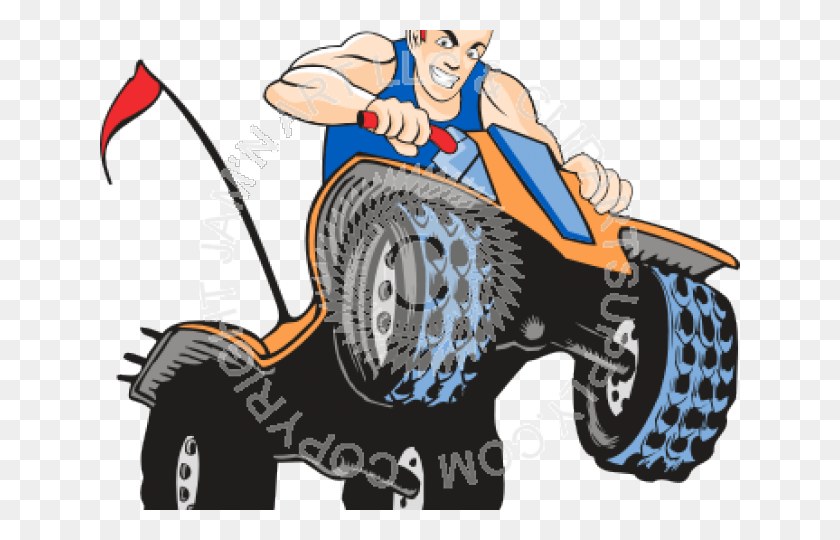 640x480 Tire Clipart Four Wheel Cartoon, Machine, Spoke, Transportation HD PNG Download