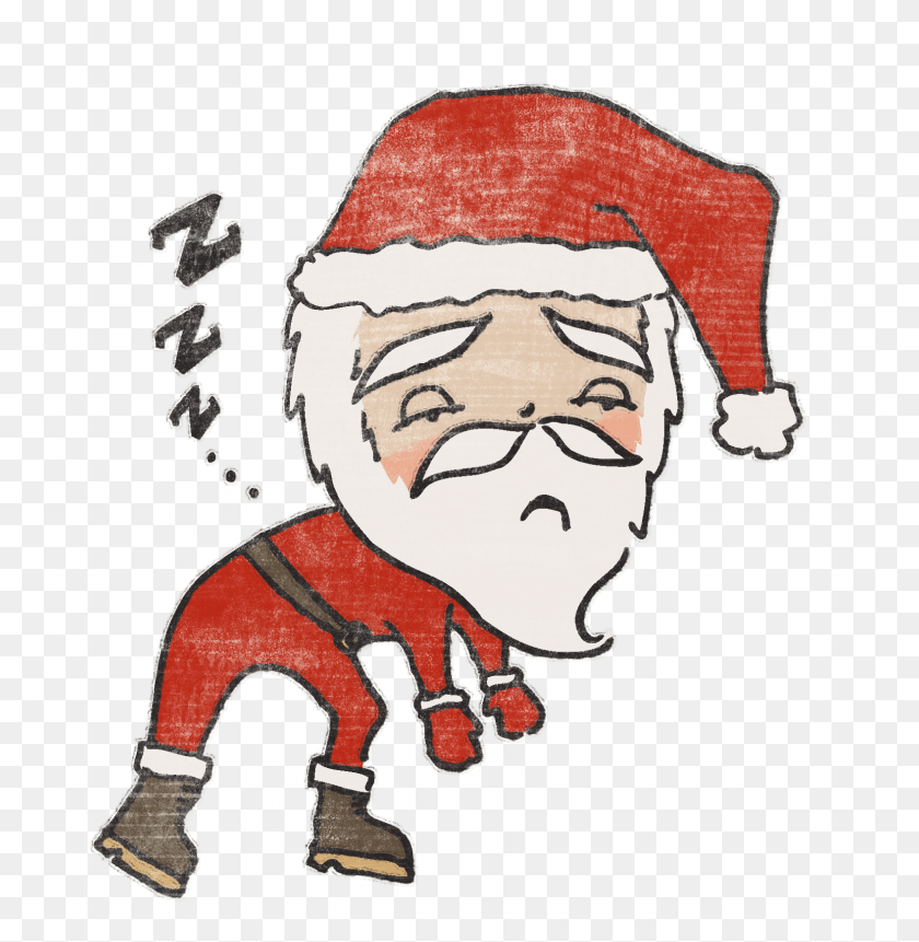 1577x1621 Tired Santa, Person, Human HD PNG Download