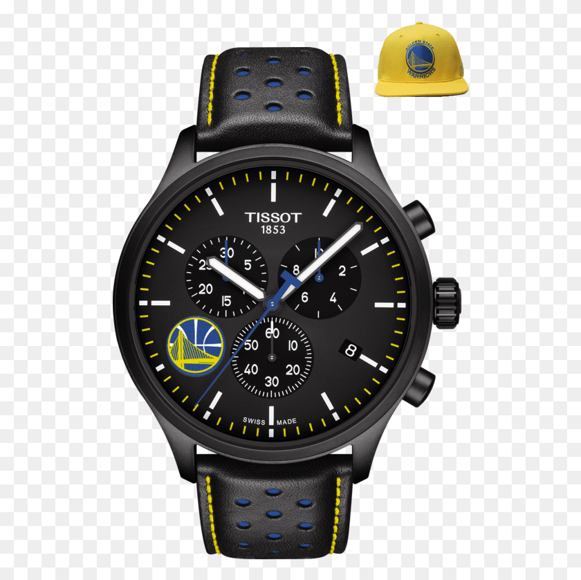 516x778 Tissot Chrono Xl Nba Golden State Warriors Tissot Nba Watch, Wristwatch, Helmet, Clothing HD PNG Download