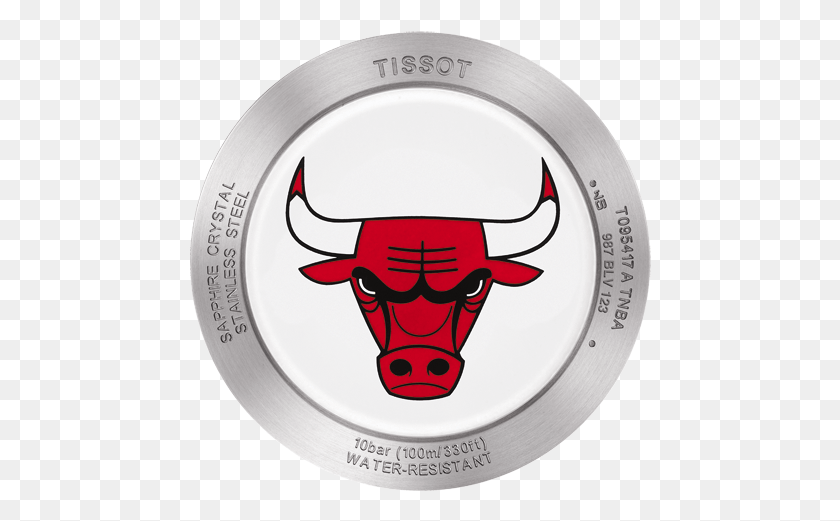 462x461 Descargar Png Tissot Nba Chicago Bulls Quickster Chrono Chicago Bulls Sign, Frisbee, Juguete, Gafas De Sol Hd Png