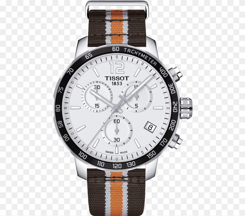 482x741 Tissot Quickster Phoenix Suns Special Edition Watch Tissot Warriors Watch, Arm, Body Part, Person, Wristwatch PNG