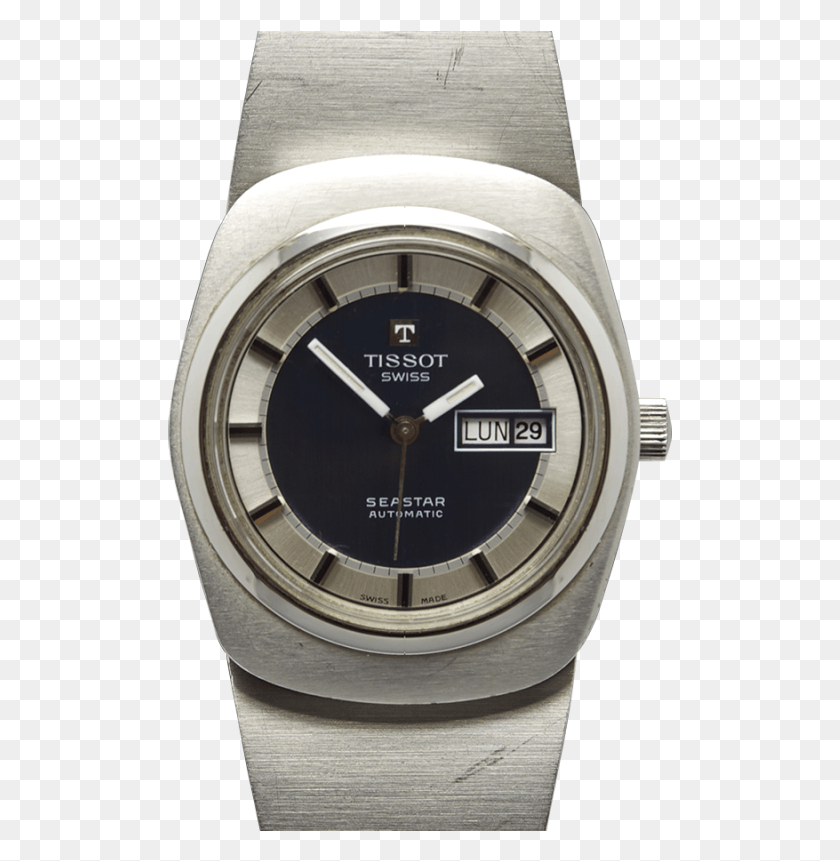 505x801 Descargar Png Tissot Seastar Auto 44834 Horare Vintage Watch 1 Itokzwfk8Atv 70S Tissot Seastar Automático, Reloj De Pulsera, Torre Hd Png