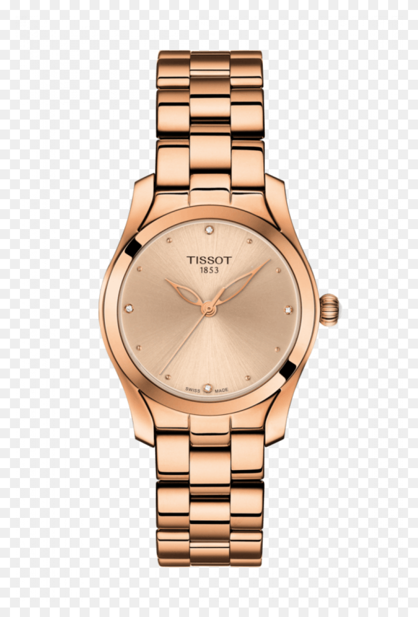 794x1201 Tissot T Wave Tissot Women39S Часы Из Розового Золота, Наручные Часы Png Скачать