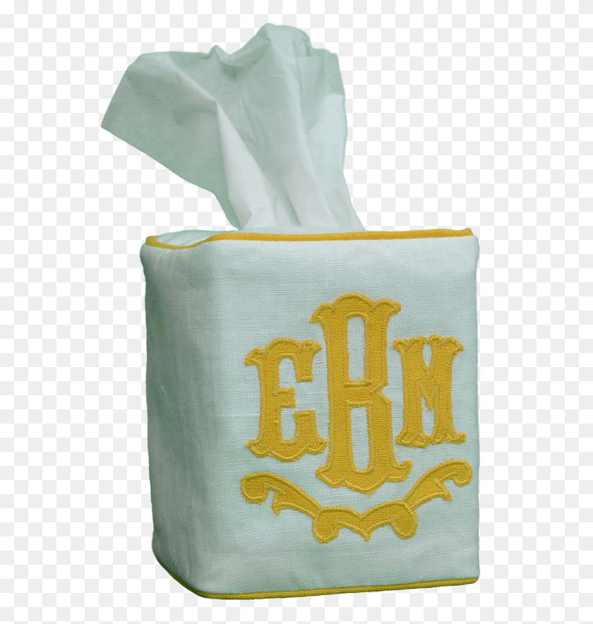 557x824 Tissue Box Cover With Rayford Applique Monogram Tote Bag, Paper, Towel, Paper Towel HD PNG Download