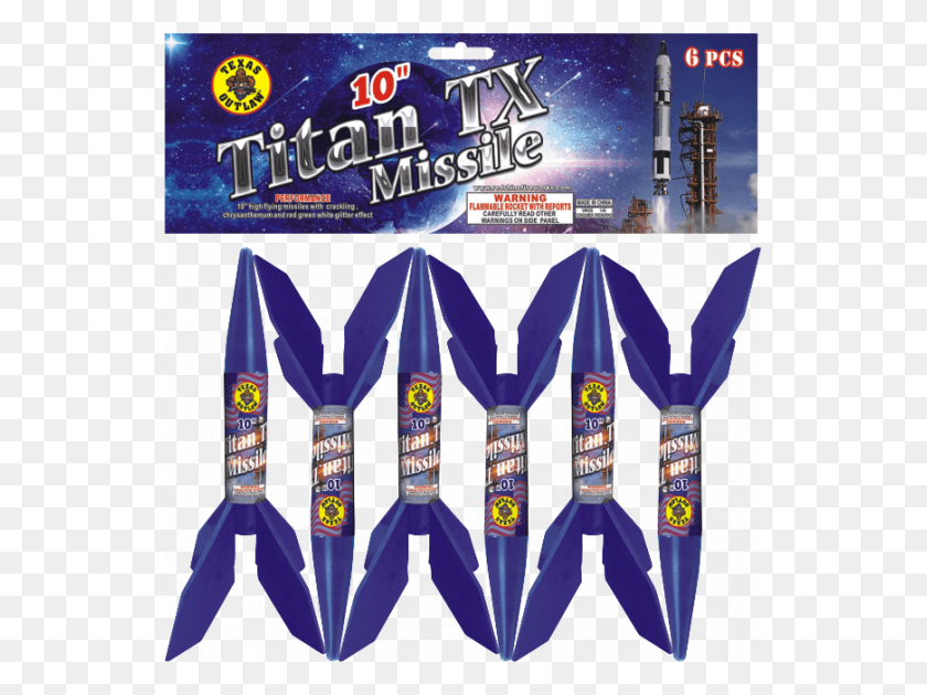541x570 Titan Tx Missile Texas Outlaw Fireworks, Ropa, Emblema, Emblema Hd Png