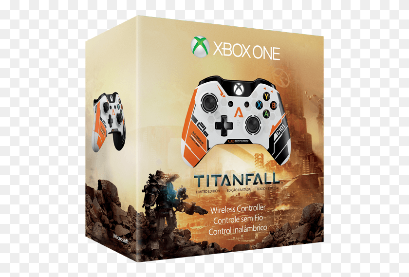 491x509 Titanfall Gets New Exclusive Xbox One Controller Xbox One Special Edition Titanfall, Advertisement, Poster, Flyer HD PNG Download