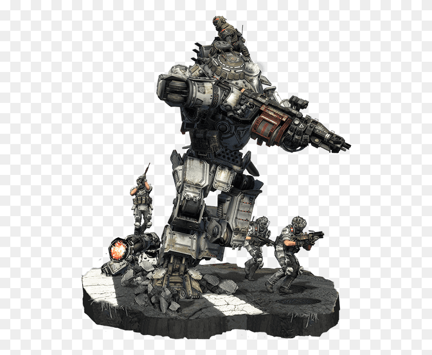 527x630 Descargar Png Titanfall Statue001 Titanfall Collector39S Edition Kaufen, Juguete, Persona, Humano Hd Png