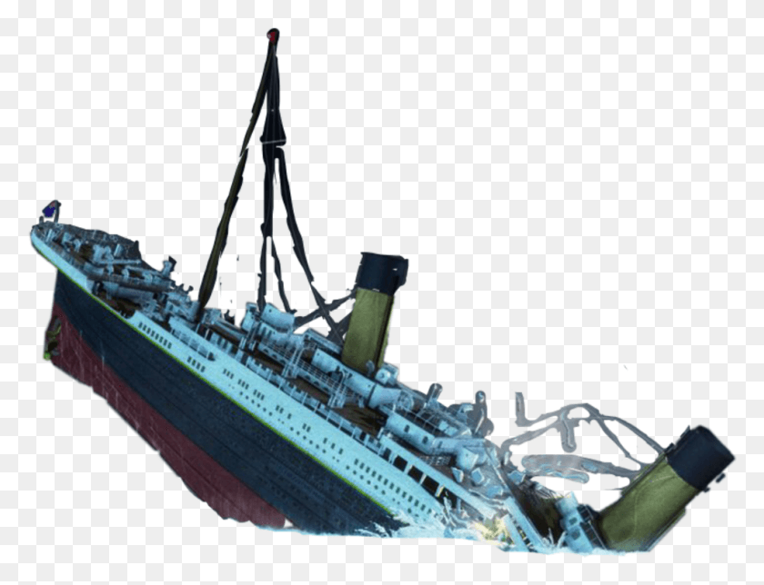985x738 Затонувший Титаник 1912 Атлантический Океан Freetoedit Крушение Титаника, Лодка, Транспортное Средство, Транспорт Hd Png Скачать