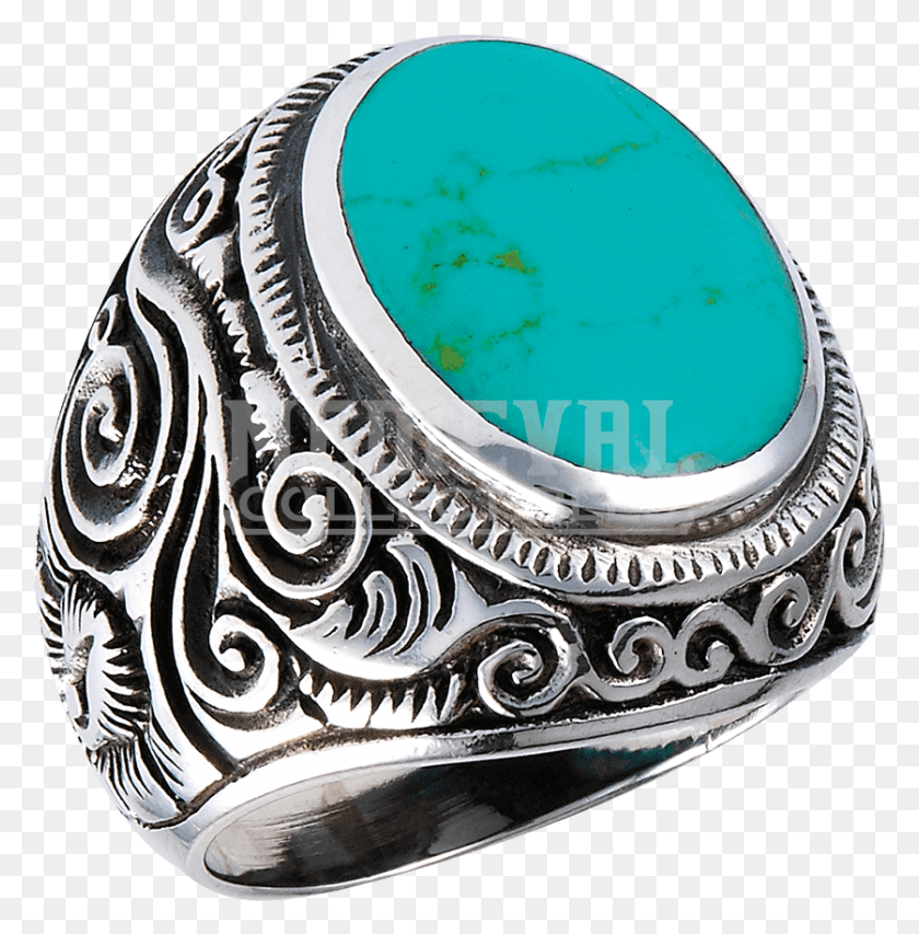 837x851 Titanium Ring, Turquoise, Accessories, Accessory HD PNG Download