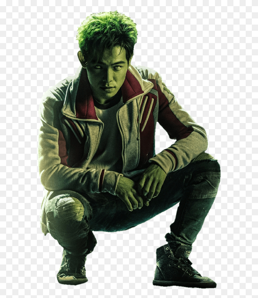 598x909 Titans Beast Boy Green, Clothing, Apparel, Person HD PNG Download