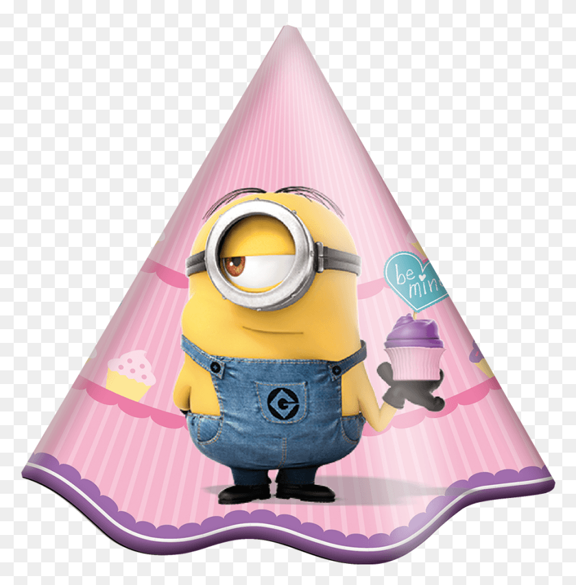 900x916 Titulo Produto Minion Birthday Wishes For Sister, Clothing, Apparel, Party Hat HD PNG Download